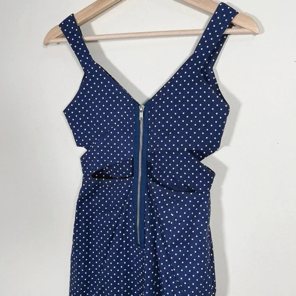 Anthropologie Greylin Cutoff Polka Dot Dress - Picture 9 of 12